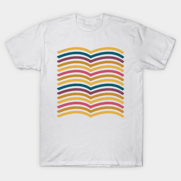 Rolling Hills (Zest) T-Shirt by Cascade Patterns